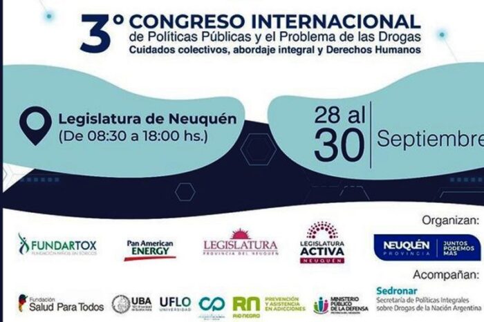 Convocan a presentar trabajos sobre el abordaje de los consumos problemáticos