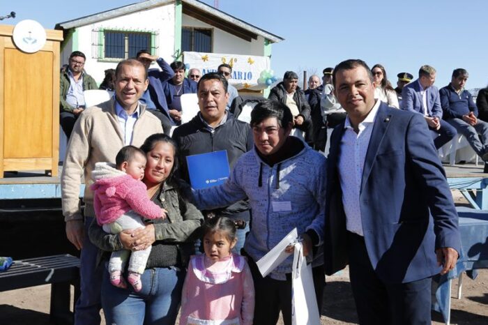 El Sauce celebró su 34º aniversario con inauguración de obras y entrega de viviendas