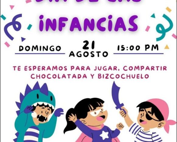 Este domingo continúan los festejos por el “Día de las Infancias” en la Escuela 89 y el Gimnasio Chango Soria