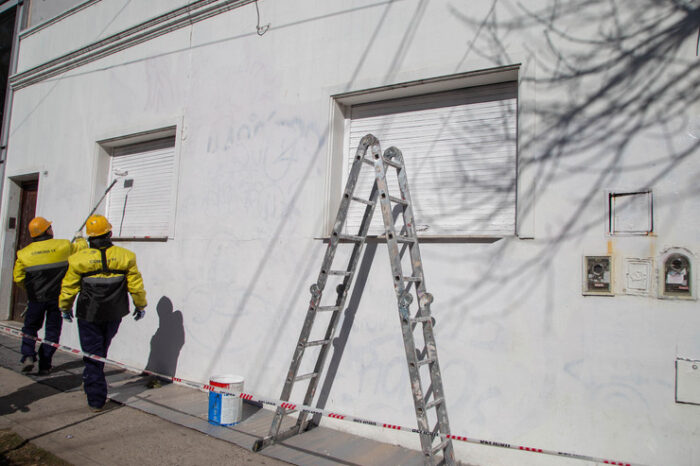 La Ciudad de Buenos Aires recuperó 8.020 frentes de viviendas vandalizados en diez meses