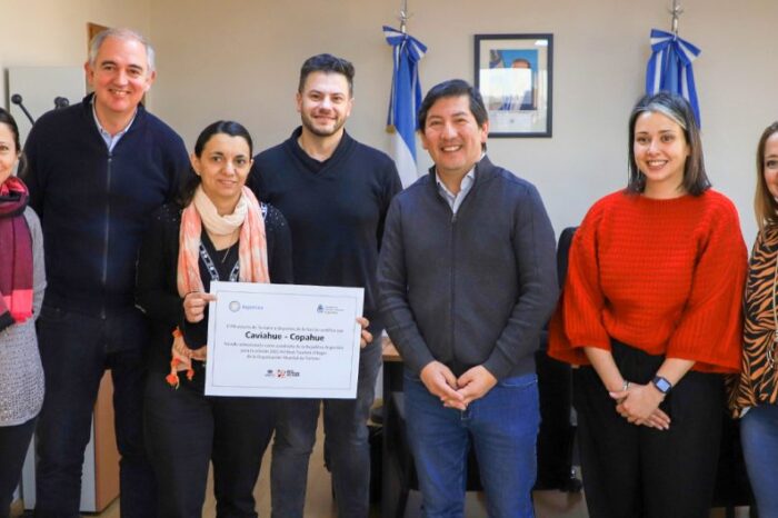 Provincia recibe el certificado de la postulación de Caviahue ante la OMT