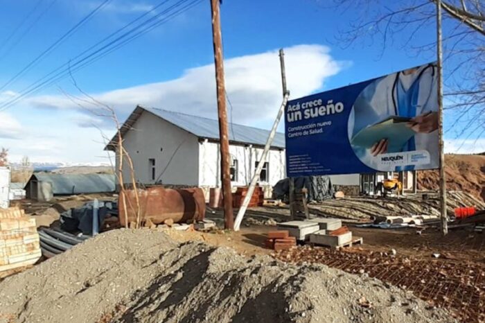 Avanza la obra del nuevo Centro de Salud de Huinganco