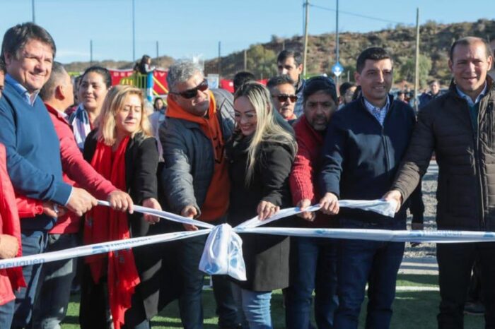 Inauguraron la Plaza del Barrio Z1 en Neuquén