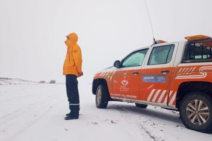 Control en rutas ante un nuevo frente frío en la provincia