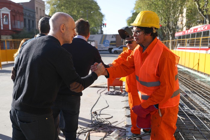 Rodríguez Larreta recorrió el Metrobus del Bajo II, la obra que beneficiará a 250 mil pasajeros por día