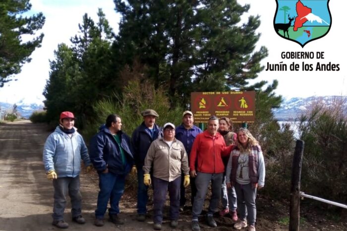 Colocan cartelería indicativa en el Loteo Huechulafquen