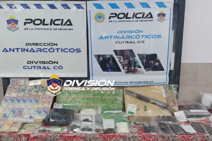 Allanamientos permitieron la demora de 8 personas y el decomiso de más de 1.500 dosis de estupefacientes