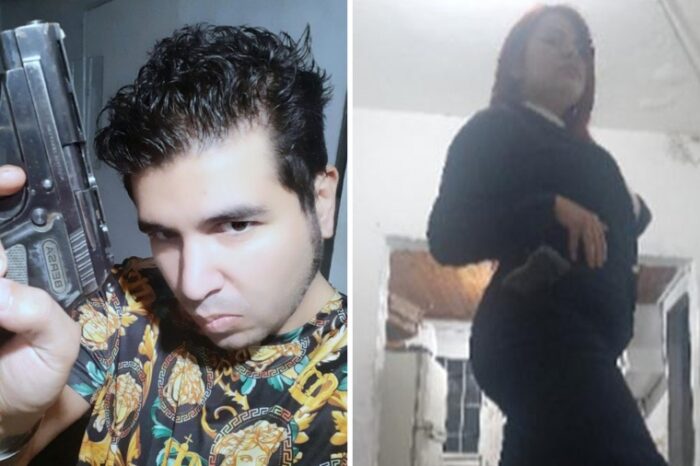 Las fotos de Sabag Montiel y su novia posando con el arma usada en el ataque