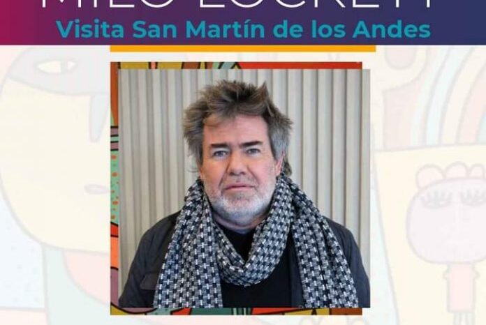 Milo Lockett intervendrá de forma artística la Biblioteca del CDI Pichi Rayén