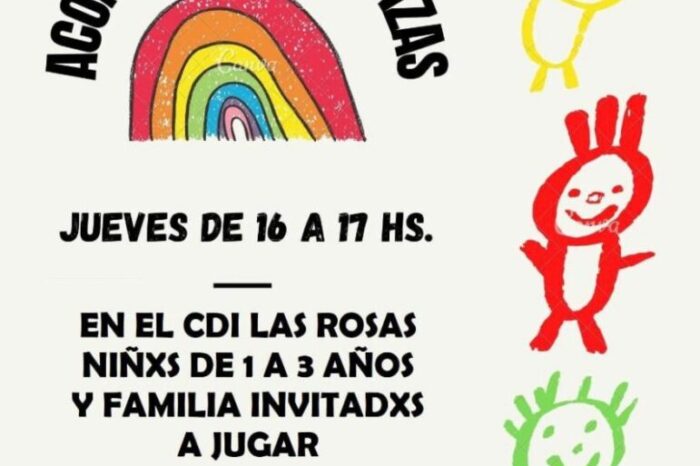 Acompañando Crianzas: se invita a familias con niños y niñas de 1 a 3 años a participar de los encuentros