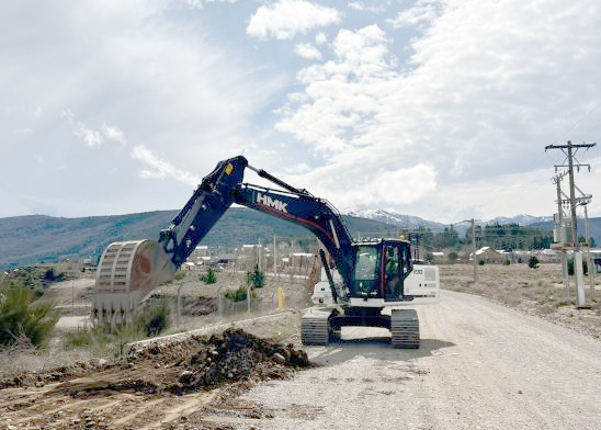 Avenida Los Lagos: comenzó la obra previa al trabajo de pavimento