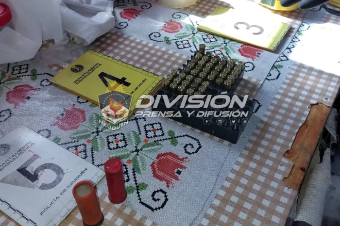 Allanamiento con secuestro de armas y municiones