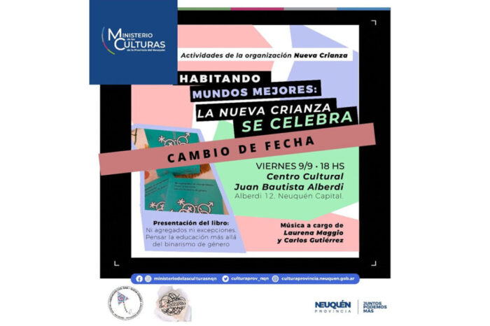 Se reprograma la actividad “Habitando mundos mejores: la Nueva Crianza se celebra”