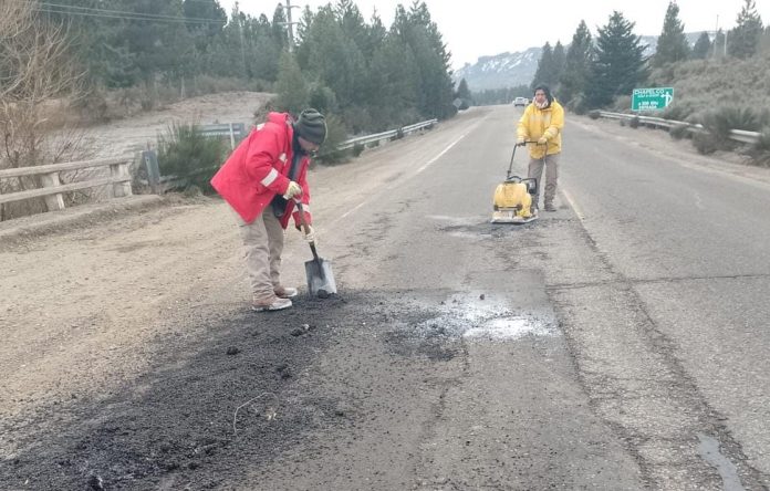 Vialidad Nacional trabaja en el bacheo y reparación de rutas