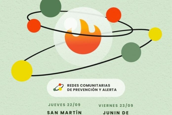 Este jueves se realizará la primera Jornada Técnico-Comunitaria de Prevención de Incendios Forestales, Redes Comunitarias de Prevención y Alerta