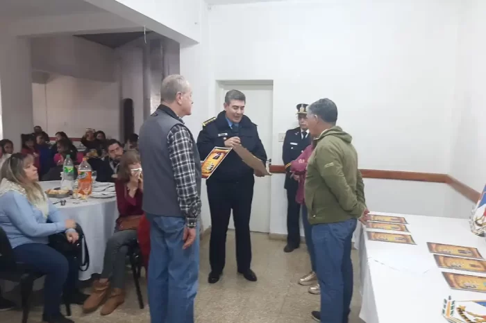 Jefe y Subjefe de policía participaron de un agasajo a familiares de caídos en cumplimiento del deber