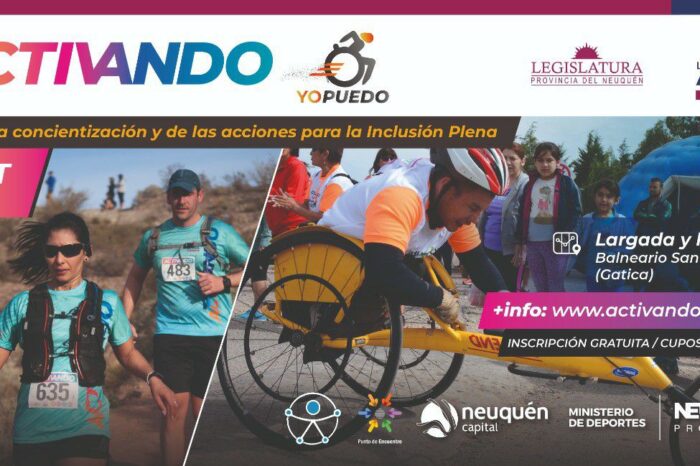 <strong>Por el mes de la Inclusión Plena, este finde se viene una nueva carrera de Activando “Yo Puedo” a Neuquén</strong>