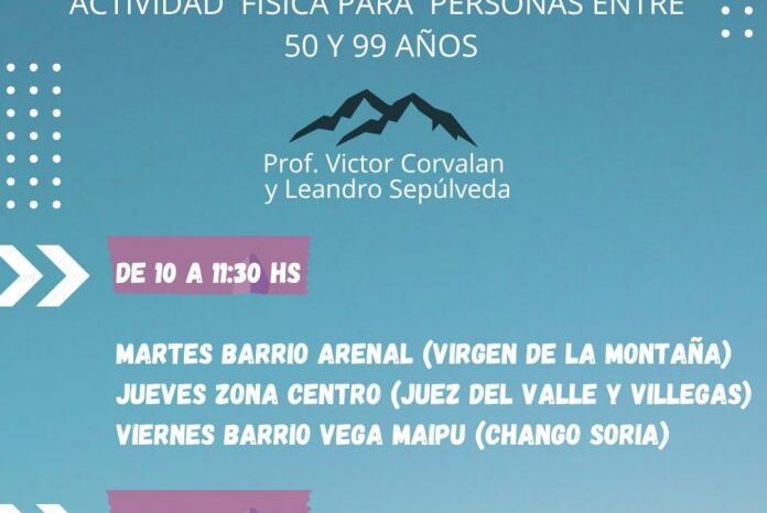 Nueva inscripción para participar de “Caminatas Saludables”, orientadas a mayores de 50 años