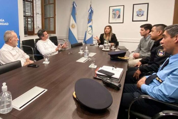 Con ACIPAN analizaron dispositivos de seguridad en la capital neuquina