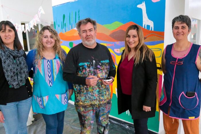 El jardín de infantes N°27 recibió a Milo Lockett