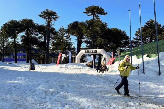 Primera jornada del Mundial de Raquetas de Nieve en Caviahue