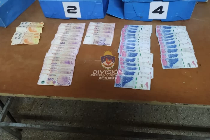 Dos demorados tras robar en un local comercial