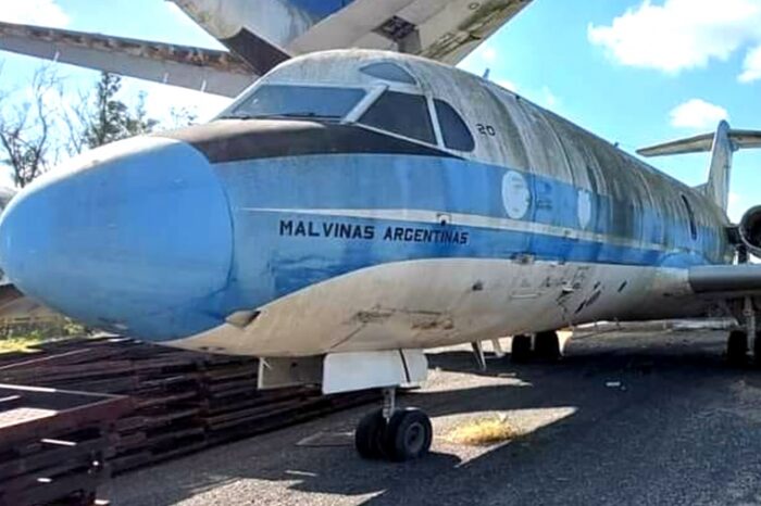 Reúnen fondos para llevar a Córdoba el avión Fokker que aterrizó en Malvinas el 2 de Abril de 1982