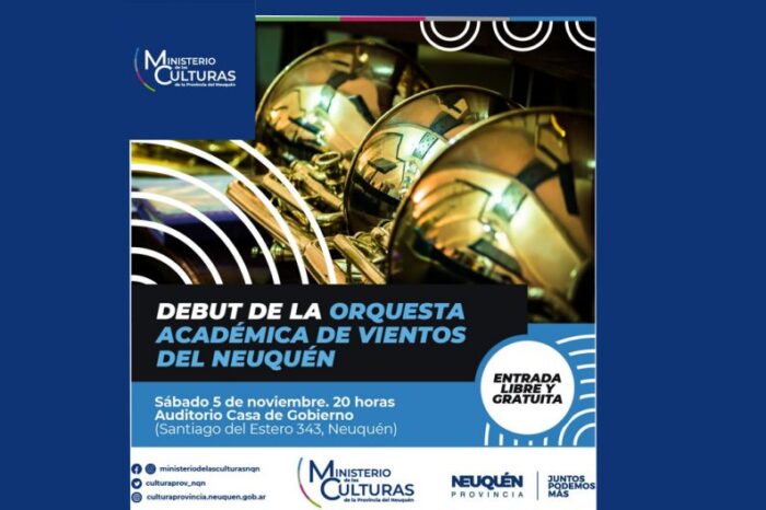 Debut de la Orquesta Académica de Vientos del Neuquén