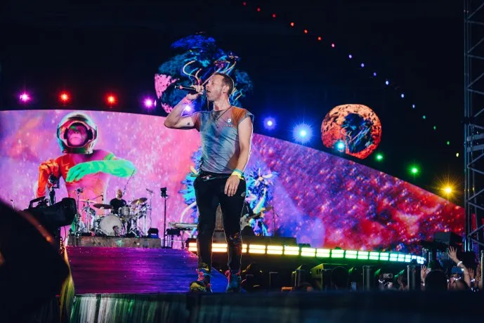 Coldplay en Argentina: espectacular puesta en escena en su primer show