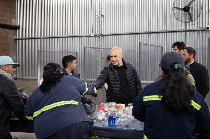 Rodríguez Larreta inauguró una planta de reciclaje en el Barrio Mugica