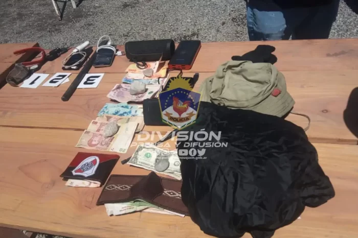 Villa la Angostura: cuatro barilochenses  detenidos por varios robo llevados adelante en la Villa, secuestraron un automóvil y elementos de interés para la causa