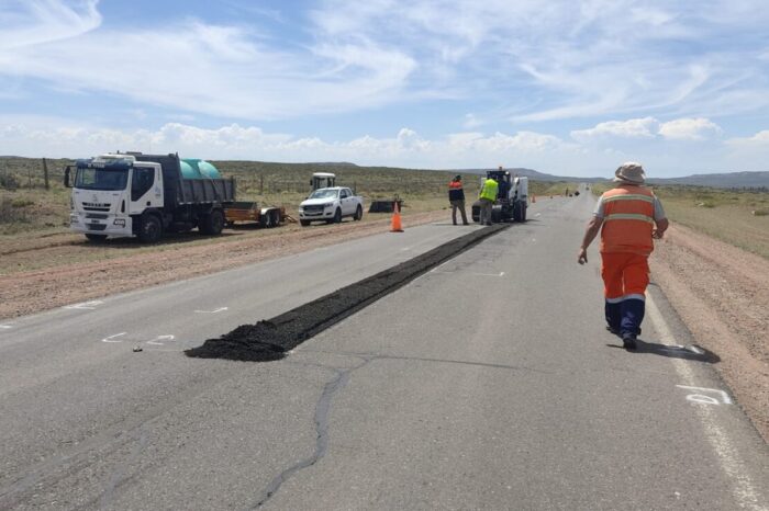 Comenzaron los trabajos de Vialidad Nacional sobre la Ruta Nacional N° 22