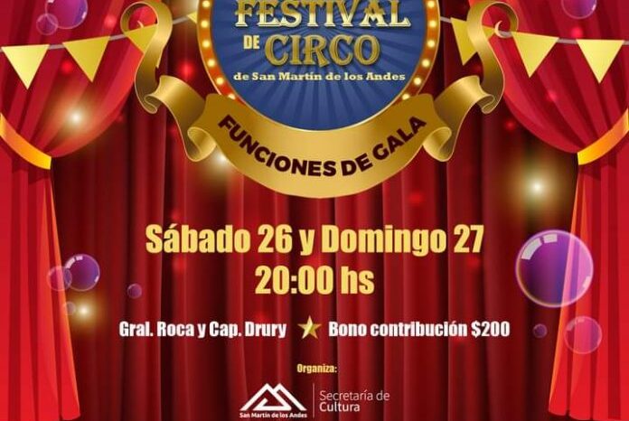 Llega el 9no Festival de Circo de San Martín de los Andes