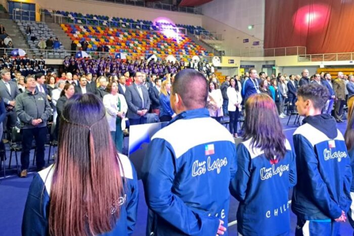 Tras el acto inaugural en Puerto Montt, comienzan los Juegos de la Araucanía