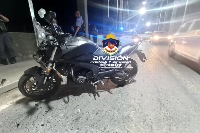 Rápido accionar policial logra recuperar una motocicleta robada