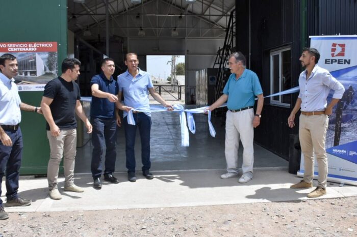 Inauguran el Almacén de Materiales del EPEN en Centenario