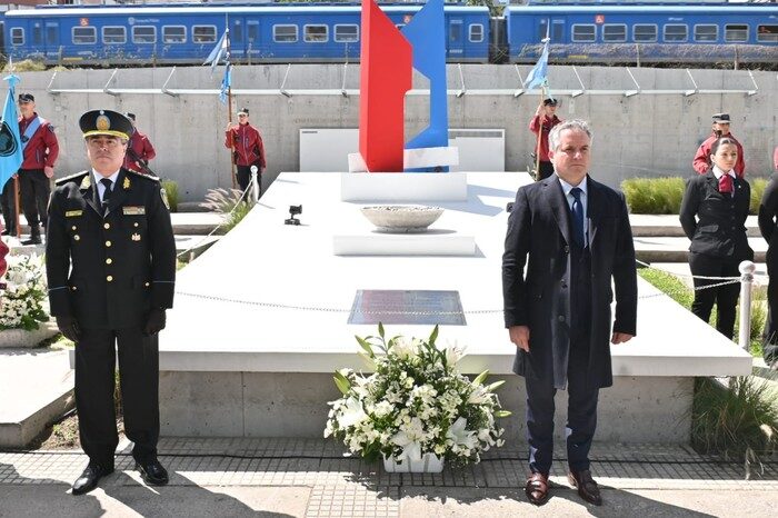 Homenaje a los policías de la Ciudad caídos en cumplimiento del deber