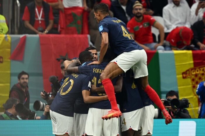 Francia le ganó 2-0 a Marruecos y será el rival de la Argentina en la final el próximo domingo
