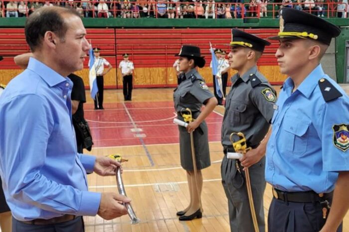 Gutiérrez realizó anuncios para la Policía