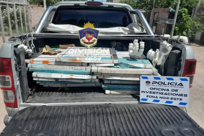 Allanamiento permite recuperar elementos robados