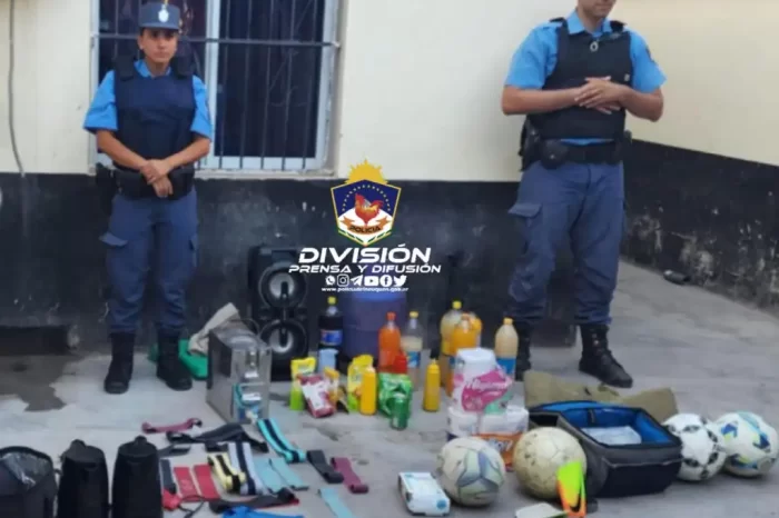 Allanamiento permitió recuperar elementos robados