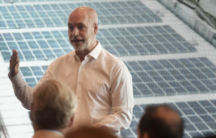 Rodríguez Larreta participó de la inauguración del mayor parque solar de la Ciudad que funcionará en La Rural