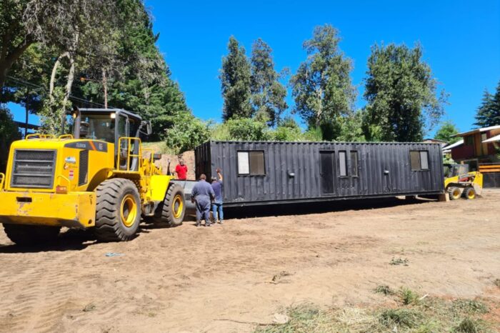 <strong>La municipalidad recibió los primeros dos módulos habitacionales&nbsp; para personas con extrema vulnerabilidad</strong>&nbsp;