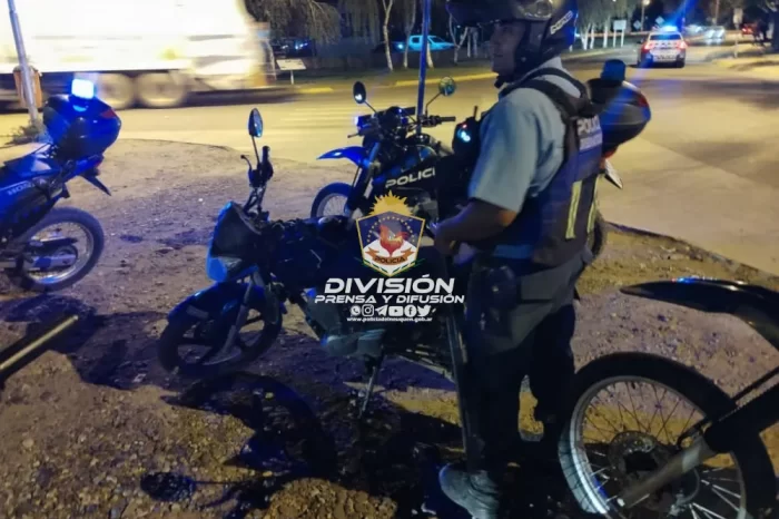 División Motorizada demoró a un joven y recuperó moto robada