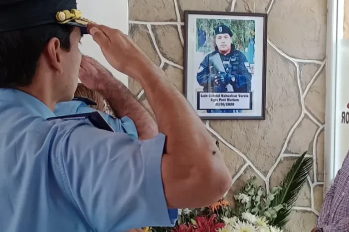 Acto 3er Aniversario de la muerte del Sargento Post Mortem Luis Gabriel Nahuelcar Varela