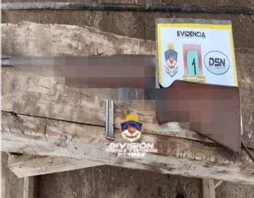 Centenario: Allanamiento permite secuestrar arma de fuego y estupefacientes