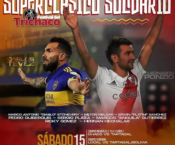 El Tri Chaco tendrá "Superclásico Solidario"