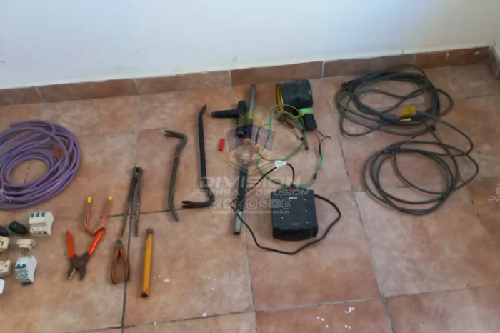 Vista Alegre Sur: Allanamiento con secuestros y una persona demorada