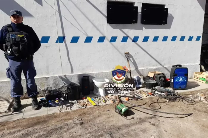 Comisaria 13°: Allanamientos permiten recuperar elementos robados y demorar a tres sujetos vinculados a los hechos