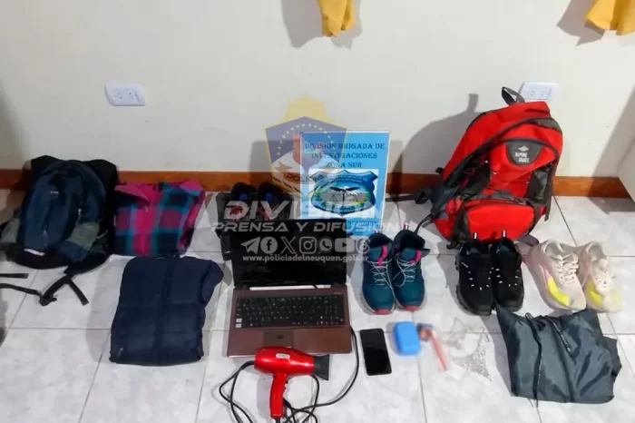 San Martín de los Andes: Allanamientos permiten recuperar bienes presuntamente robados
